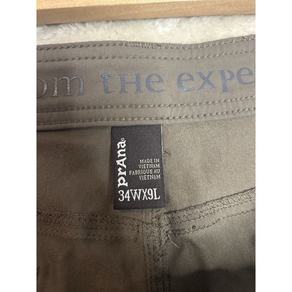 PrAna Brion Men's Short 34W/9L Brown Nylon Elastane‎ - Picture 7 of 9